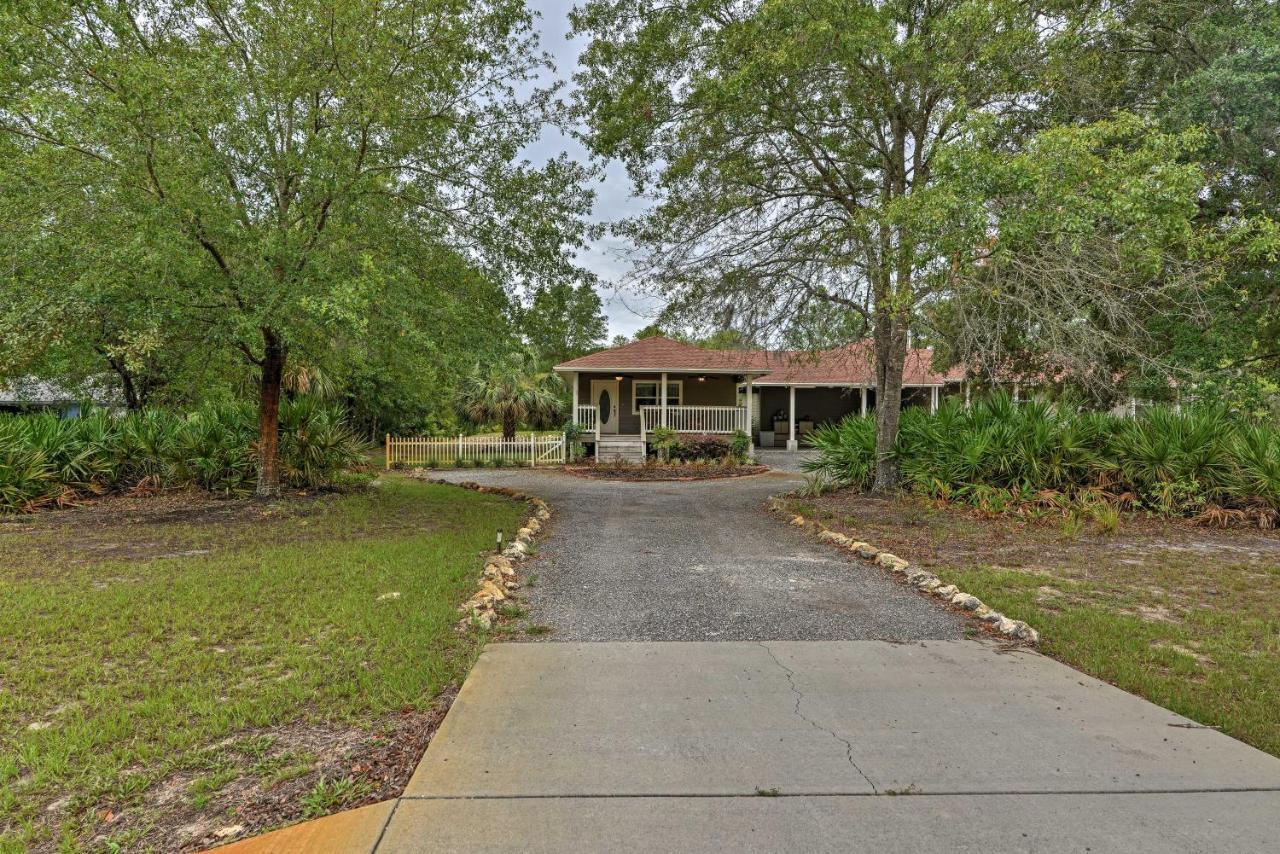 Crystal River Cottage On 1 Acre With Deck And Porch! Yankeetown Zewnętrze zdjęcie
